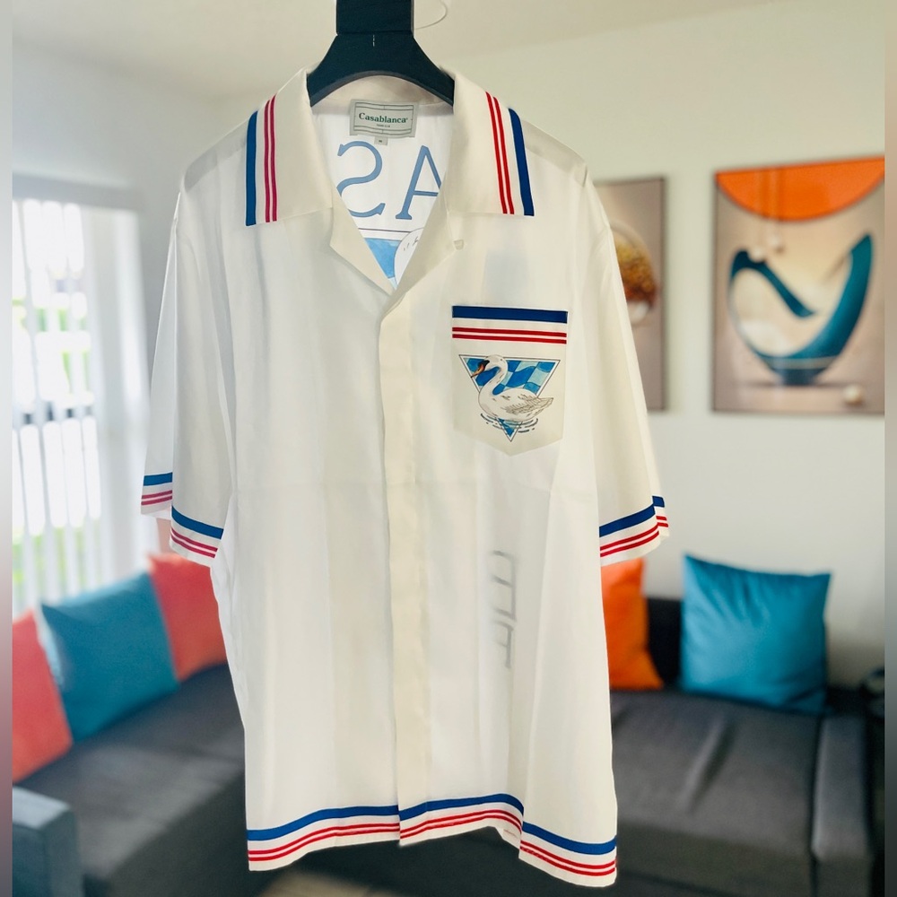 Casablanca Par Avion Silk Shirt